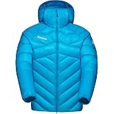 Mammut Taiss IN Hooded Jacket Glacier Blue M | Taiss IN Hooded Jacket delivers ultralight 850-fill down warmth with weather-resistant performance for alpine pursuits