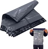 JeeJaan 30 Pcs Grey Mailing Bags 12x16 in Poly Mailers 50-55µm