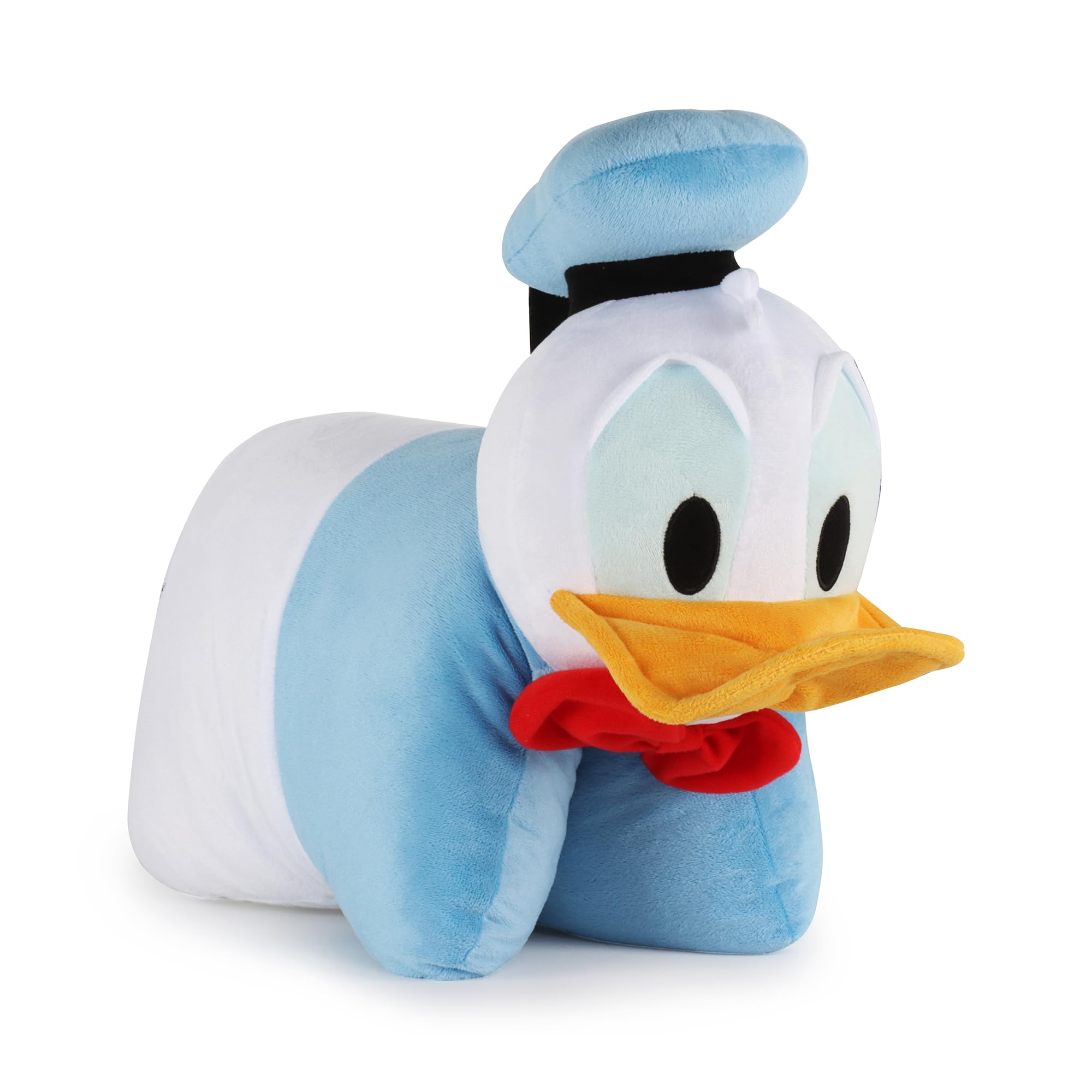 Disney Mickey and Friends Donald Duck 2-in-1 Plush Pillow Pal - Ultra Soft Multipurpose Cushion with Strap Closure, Huggable Plushie for Kids’ Bedroom, Trip, and Sleepovers — image 1