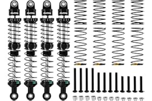 INJORA 100mm Dual-rate Spring Oil Shocks for TRX4 SCX10 1/10 RC Crawler