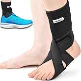 NEOFECT Drop Foot Brace - Adjustable AFO Ankle Brace for Walking &amp; Stroke Recovery, Breathable Material for Ankle and Foot Support, Comfortable Design (Medium/Left)
