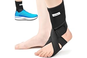 NEOFECT Drop Foot Brace - Adjustable AFO Ankle Brace for Walking & Stroke Recovery, Breathable Material for Ankle and Foot Support, Comfortable Design (Medium/Left)