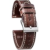 torbollo Horween Leather Watch Strap for Men Women,18mm,20mm,22mm High-end Quick Release Watch Bands Handmade Watch Strap Soft Vintage Replacement