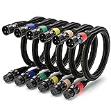 EBXYA XLR Cable 6ft 6 Pack - Stage Light DMX