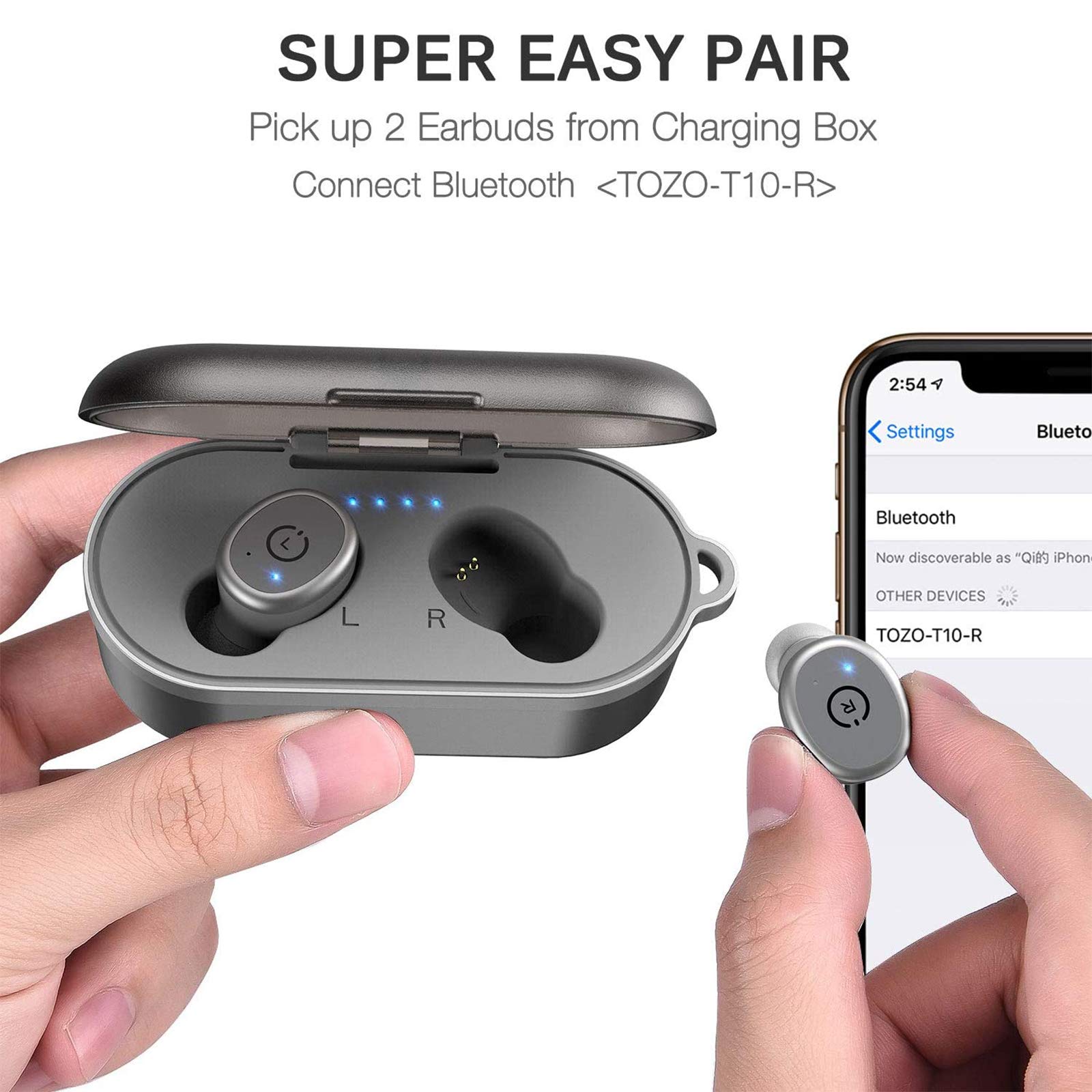 Mua TOZO T10 Bluetooth Waterproof Wireless InEar Headphones With Mic