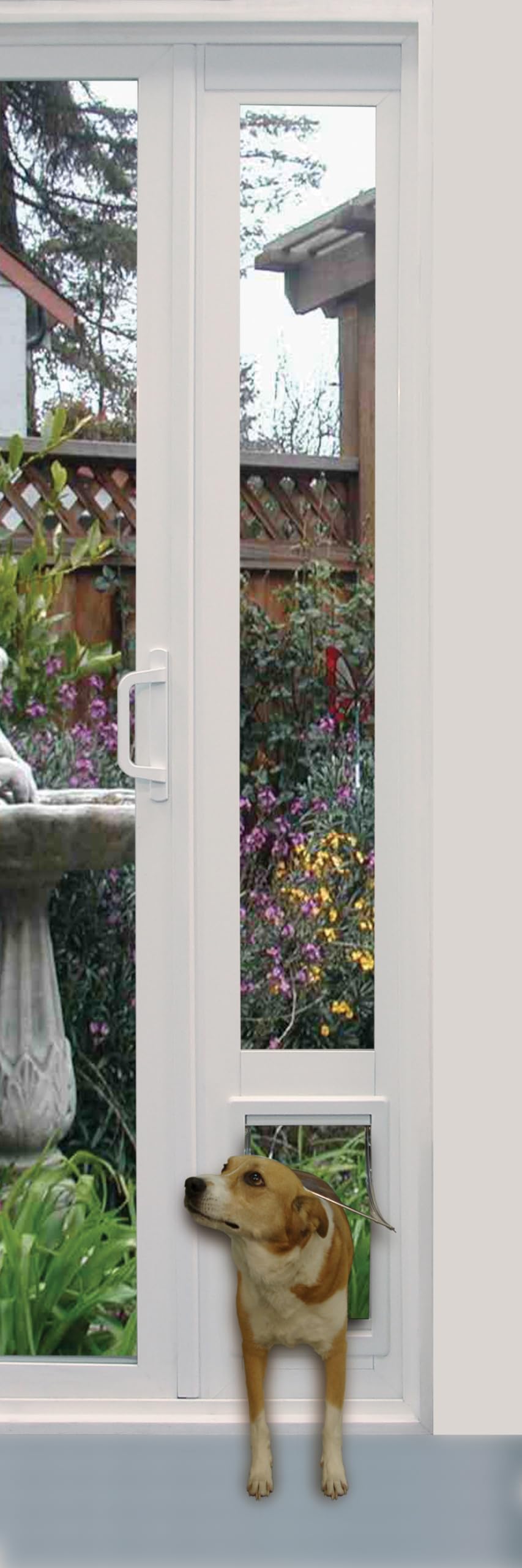 Photo 1 of Ideal Pet Products 78 E-Z Fit™ VPP Vinyl Patio Pet Door, Adjustable Height: 76-3/4" to 78-1/2", 7” x 11-1/4" Flap Size