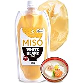 YAMASAN KYOTO UJI White Miso Paste with Malted Rice, Japanese Traditional Fermented Food, Easy Squeezable Tube (350g)