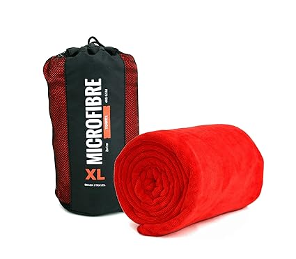 Serviette De Bain Taille Xl En Microfibre De Qualité Supérieure Pour La Plage Le Voyage 2 X 1 M 400 Gm² Super Douce à Séchage Rapide Et Très
