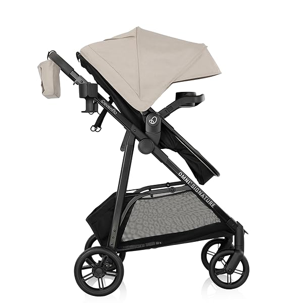EVENFLO OMNI SIGNATURE TRAVEL SYSTEM WITH LITEMAX INFANT CAR SEAT, COASTAL COFFEE