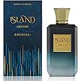 Khadlaj Island Dreams – Fruity, Floral, Woody, Musky – Extrait de Parfum Long-Lasting Fragrance for Unisex, 3.4 Ounce