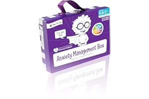 Open The Joy Anxiety Management Box for Kids - DIY Wooden Mailbox, Air-Dry Clay Kit, Origami Crafts, Confidence Cards, and Emotional Learning Activities - Ages 4+