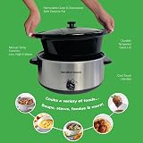 Hamilton Beach 6.5L Slow Cooker HBSC070S 240W Energy Efficient Removable view 8