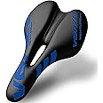 Venzo Comfortable Saddle Bike Seat | Soft & Durable Bicycle Seat for MTB, Road, Exercise, Trekking, Folding, Hybrid & Cruiser Bikes | Breathable & Ergonomic Design Bike Saddle for Lower Resistance