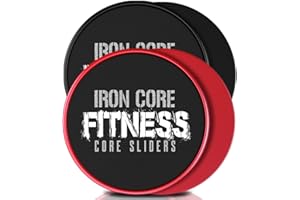 IRON CORE FITNESS Multi Pack Core Sliders. Sliders Fitness 2 pack Includes 1 Black Set and 1 Set of Red discs. For group fitness or at home workouts. A favourite of Personal Trainers. Fitness Discs Sliders Bulk