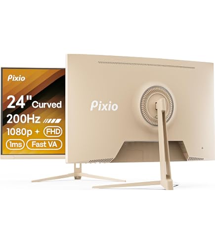 Amazon.com: Pixio PX249 Wave Beige 24 inch 240Hz Refresh Rate FHD