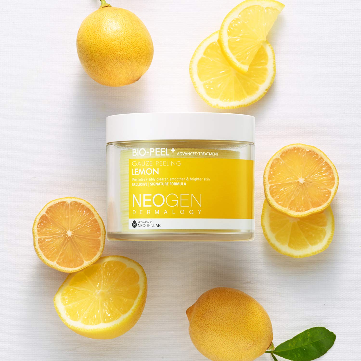 DERMALOGY by NEOGENLAB Bio-Peel Gauze Peeling Pads, Lemon, 30 Count: Premium Beauty