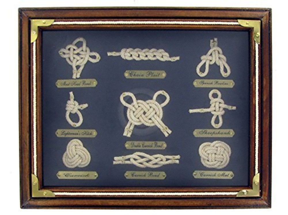 Sailor Knots Shadow Box Nautical Decor Amazon.co.uk Kitchen & Home