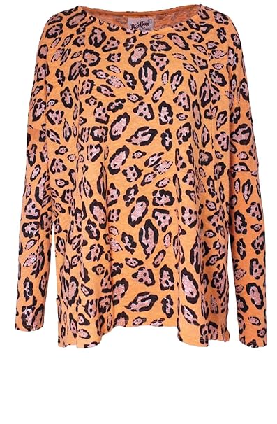 Orange a prink long sleeves t-shirt