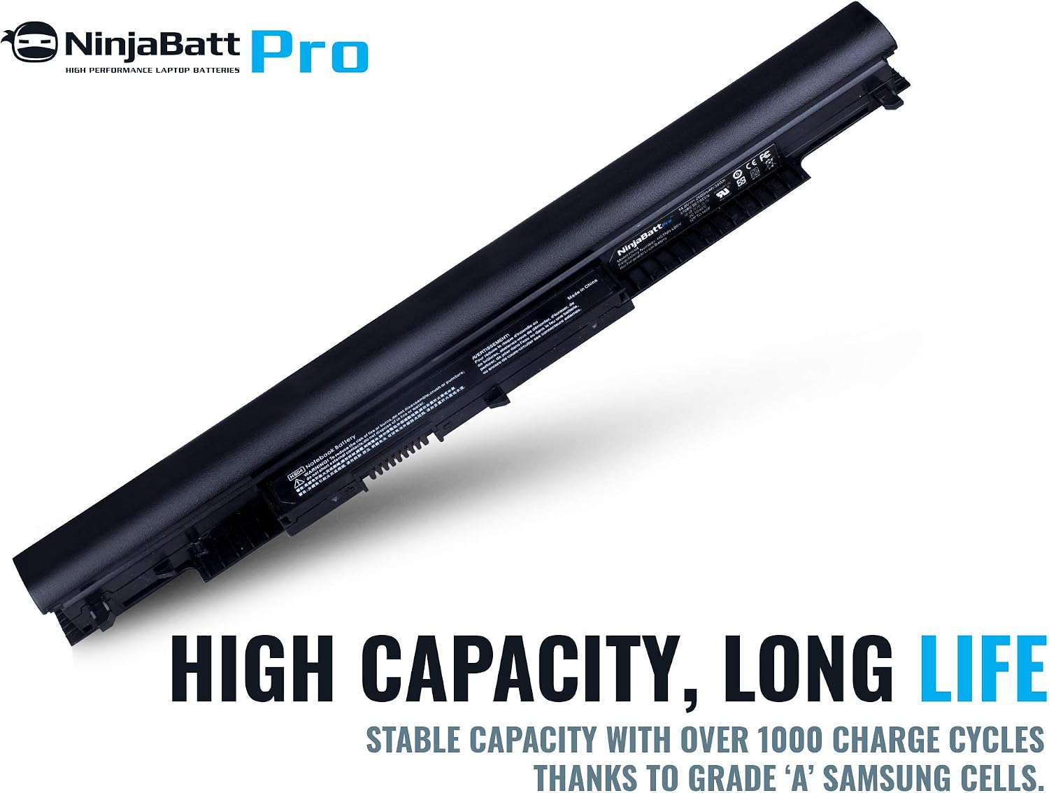 NinjaBatt Pro Battery for HP 807957-001 807956-001 HS04 HS03 HSTNN-LB6V 807612-421 HSTNN-LB6U 250 G5 807611-421 15-AF067SA TPN-I119 843532-851 - Image 4