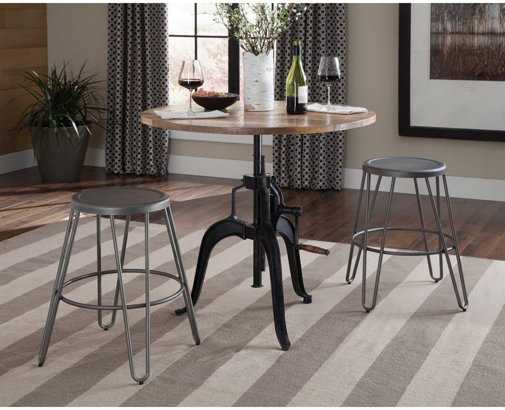 Coaster 122221-CO Galway Height Adjustable Dining Table, In Natural