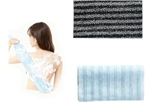 Blissal Exfoliating Shower Towel Washcloth Body ScrubTowel- Family Friendly Body Scrubber,Long Washcloth Back Body Scrubber f