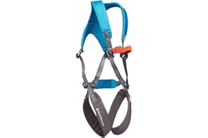 BLACK DIAMOND Kids Momentum Full Body Harness | Secure Fit | Adjustable Design | Safe Climbing Harness for Children