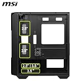 MSI MAG FORGE M120R AIRFLOW Computer Case Black 4 ARGB 120mm Fans view 5