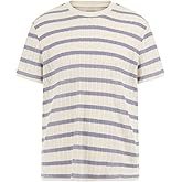GUESS Men's Short Sleeve Elon Textured Crew