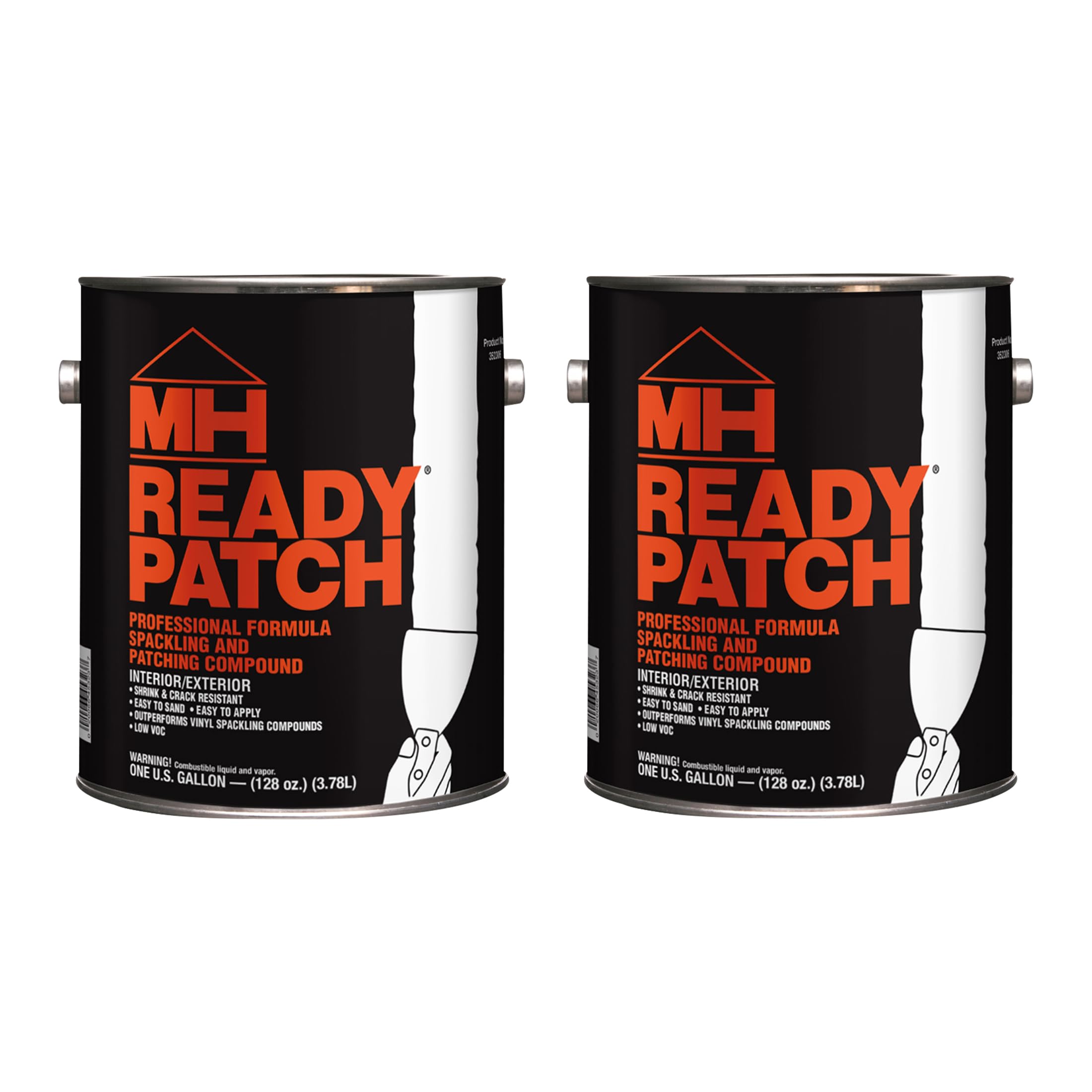 Zinsser 352306-2PK MH Ready Patch Low VOC Professional Spackling and Patching Compound, Gallon, 2 Pack Image