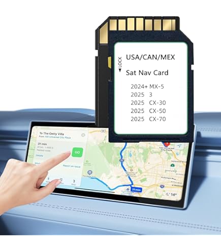 Navigation SD Card For Mazda CX-3/CX-5/CX-9/MX-5/3/6 2014-2023 - USA/CAN/MEX Maps Updated To Q2 2024