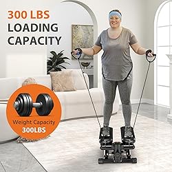 Sweetcrispy Mini Stair Steppers with Resistance