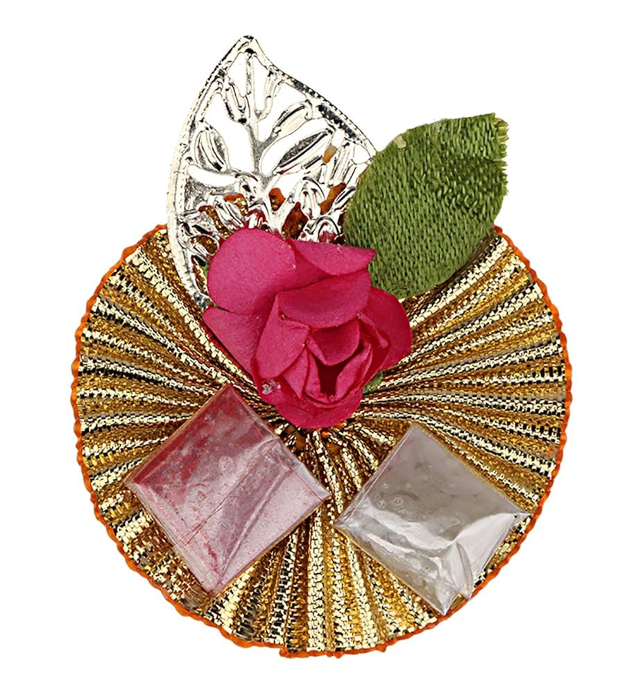 asthetika brown sandalwood rudraksh rakhi for men - set of 2