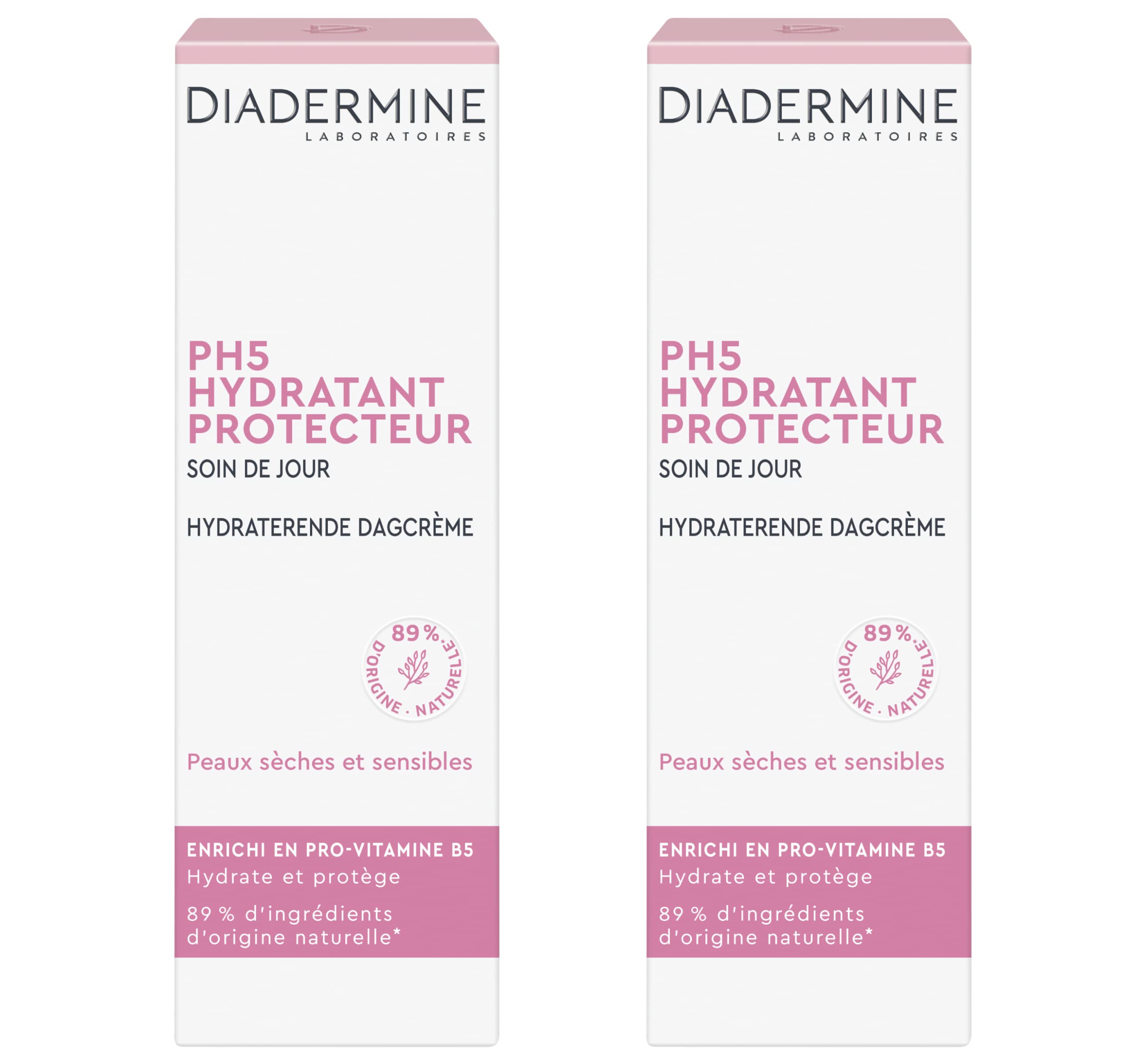 Diadermine - PH5 protective moisturising day care cream - 50 ml, Pack of 2