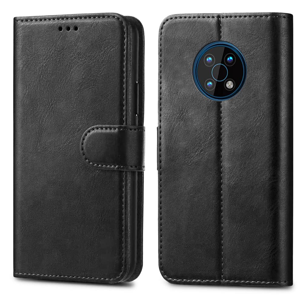 GAPlus PU Leather Flip Cover Wallet Case For Nokia G50 Card Holder Magnetic Kickstand Black