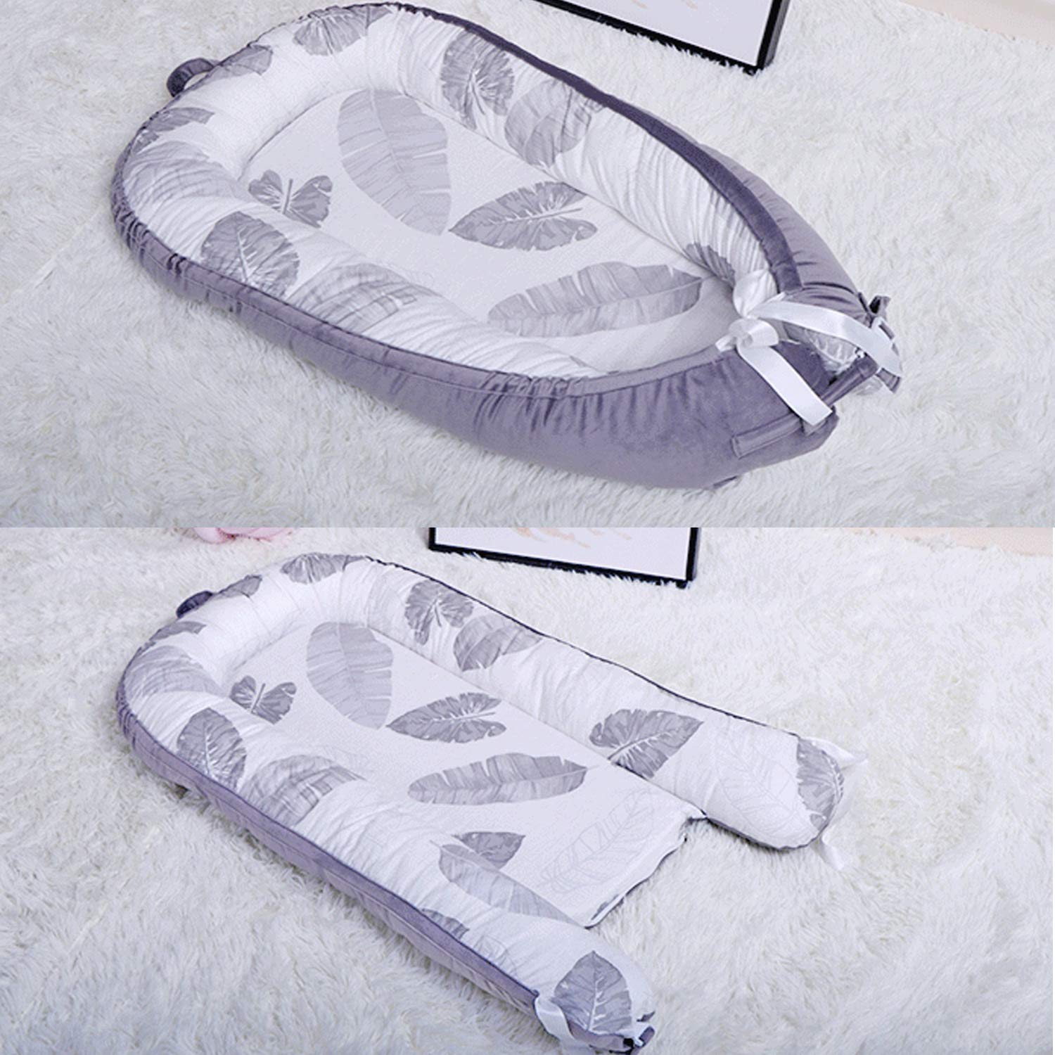 Baby Lounger,Reversible Newborn Co Sleeping for Bed 100