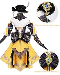 NSPSTT Genshin Cosplay Navia Cosplay Dress Genshin