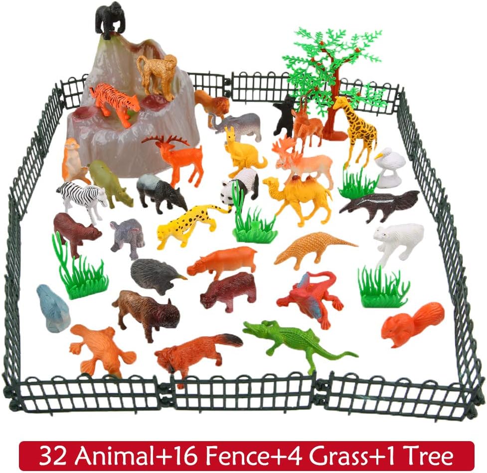 box of animals toys