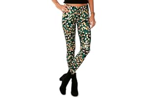 Tipsy Elves Fun St. Patrick's Day Leggings for Women for Parties and Festivals High Waisted and Low Waisted Styles