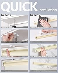 LazBlinds No Tools No Drill Cordless Dual Layer