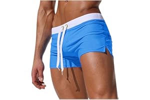 Mens Swimwear Beach Short Swim Trunks Elastic Athletic Swimming Shorts Male Swimsuit Surfing Swim Shorts