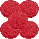 5 Pcs Extra Thick Red Cosmetic Sponge Reusable Makeup Remover Pads Clean Sponge Facial Cleaning Sponges Face Wash Sponges Reusable