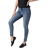 GENUWII Ultra Stretch Butt Lifting High-Waisted Skinny Jeans for Women, Soft Denim Jeggings with Pockets