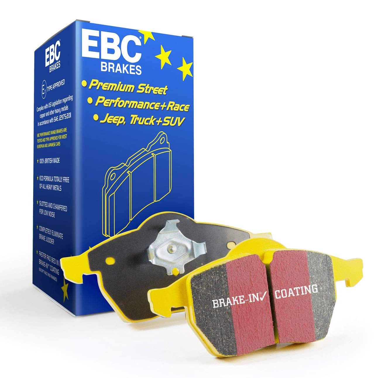 Photo 1 of EBC Brakes Yellowstuff 4000 Series Street DP41305R to Fit CHEVROLET,HUMMER,CADILLAC,GMC