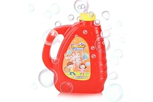 MINNE BABY Kidoodler Bubble Solution 32 oz (Can Make 2.5 Gallon), Non-Toxic Bubble Solution Refill, Concentrated Bubble Solution for Bubble Machine, Bubble Gun, Giant Bubble Wand