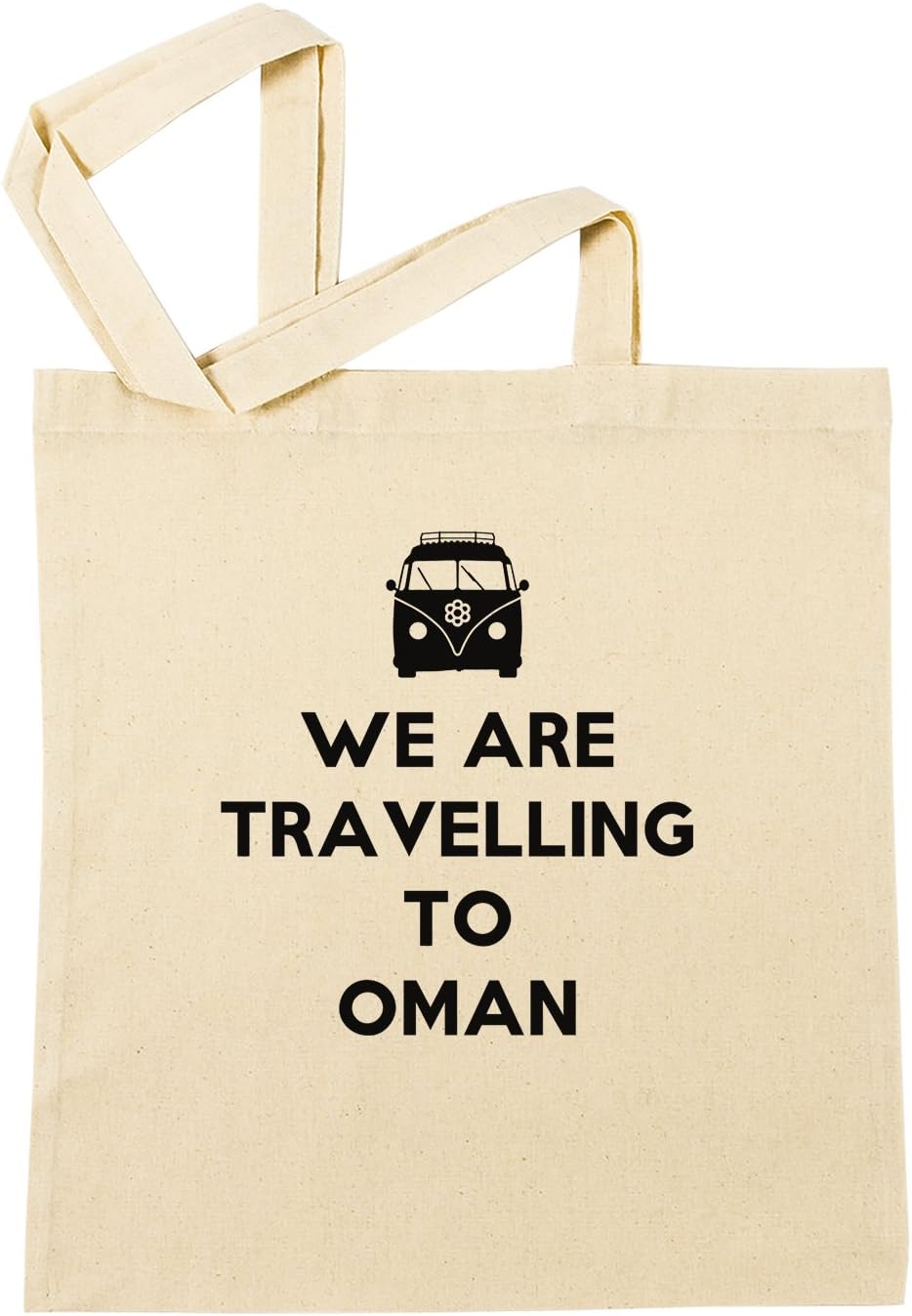 We Are Travelling To Oman Shopping Bag Beach Cotton Reusable