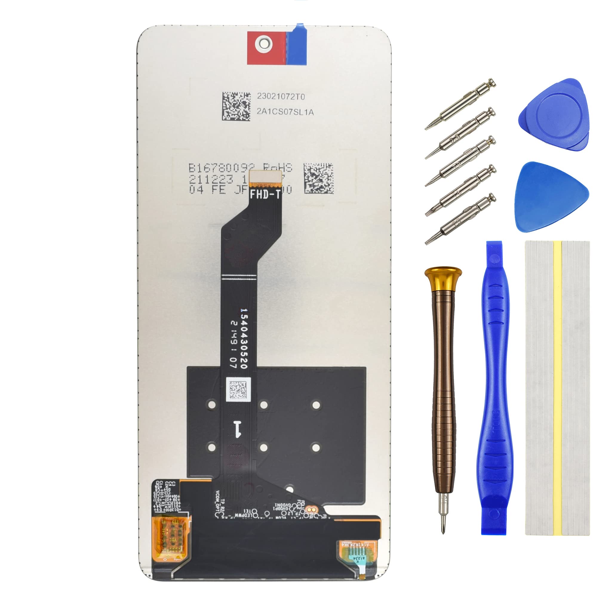 Double Sure Full LCD Display Touch Digitizer Screen Replacement for Huawei nova 9 SE Honor 50 SE Black 6.78"
