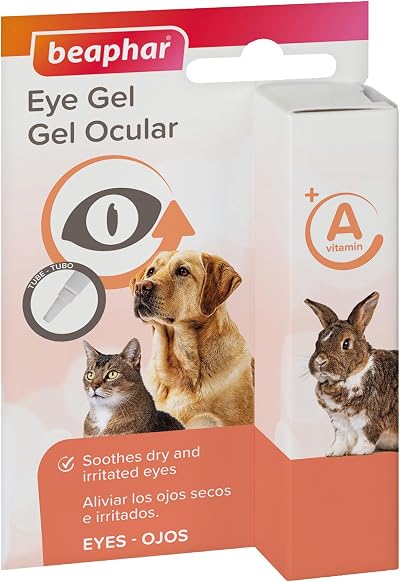 Beaphar Eye Gel 5ml for Pets Cats Dogs Rabbits Small Animals