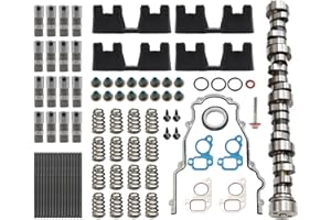 Yunnergo E1840P Sloppy Stage 2 Camshaft Springs Kit with Lifter Pushrods Kit Compatible with Silverado Express Savana Sierra SS2 LS1 4.8 5.3 6.0 6.2 LS Cam LQ4 LM7 1997-2007