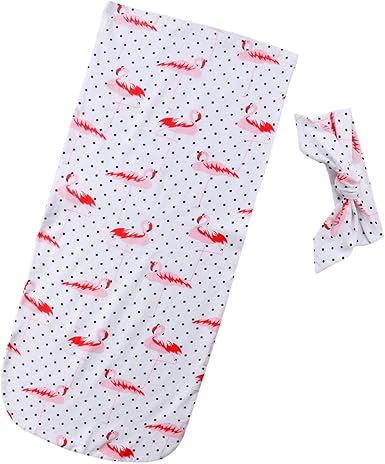 flamingo swaddle blanket