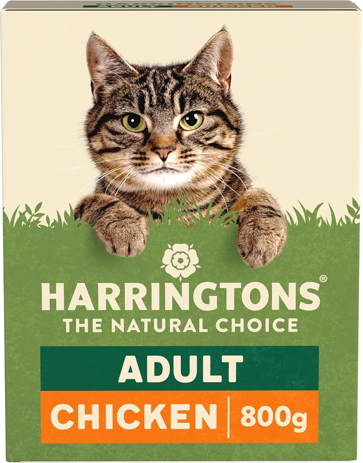 Harringtons Complete Dry Adult Cat Food Chicken 800g (Pack of 5) - Tasty Natural Goodness